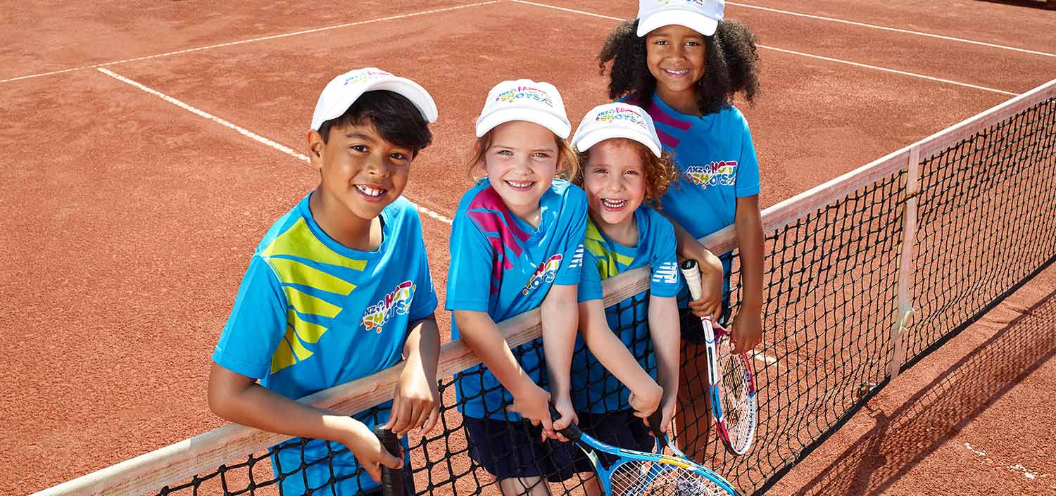 Kids at Tennis Lesson in Sydney NSW